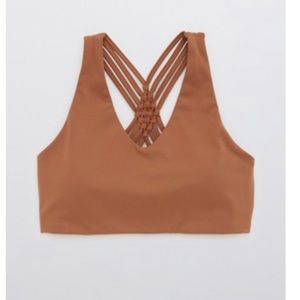 Aerie Macrame Boho Sports Bra